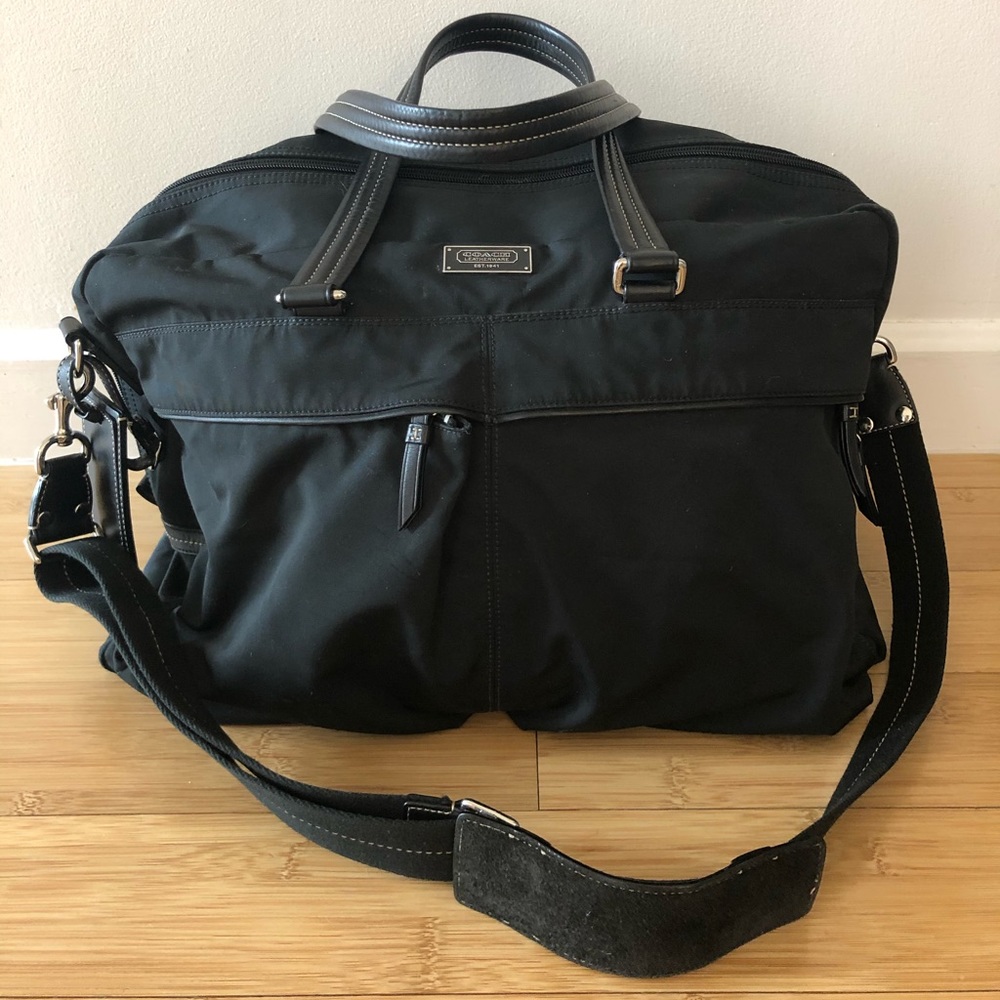 Coach Black Weekender Bag